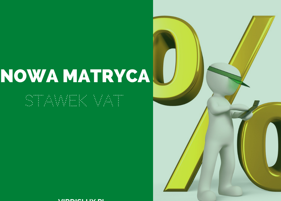 Nowa matryca stawek VAT